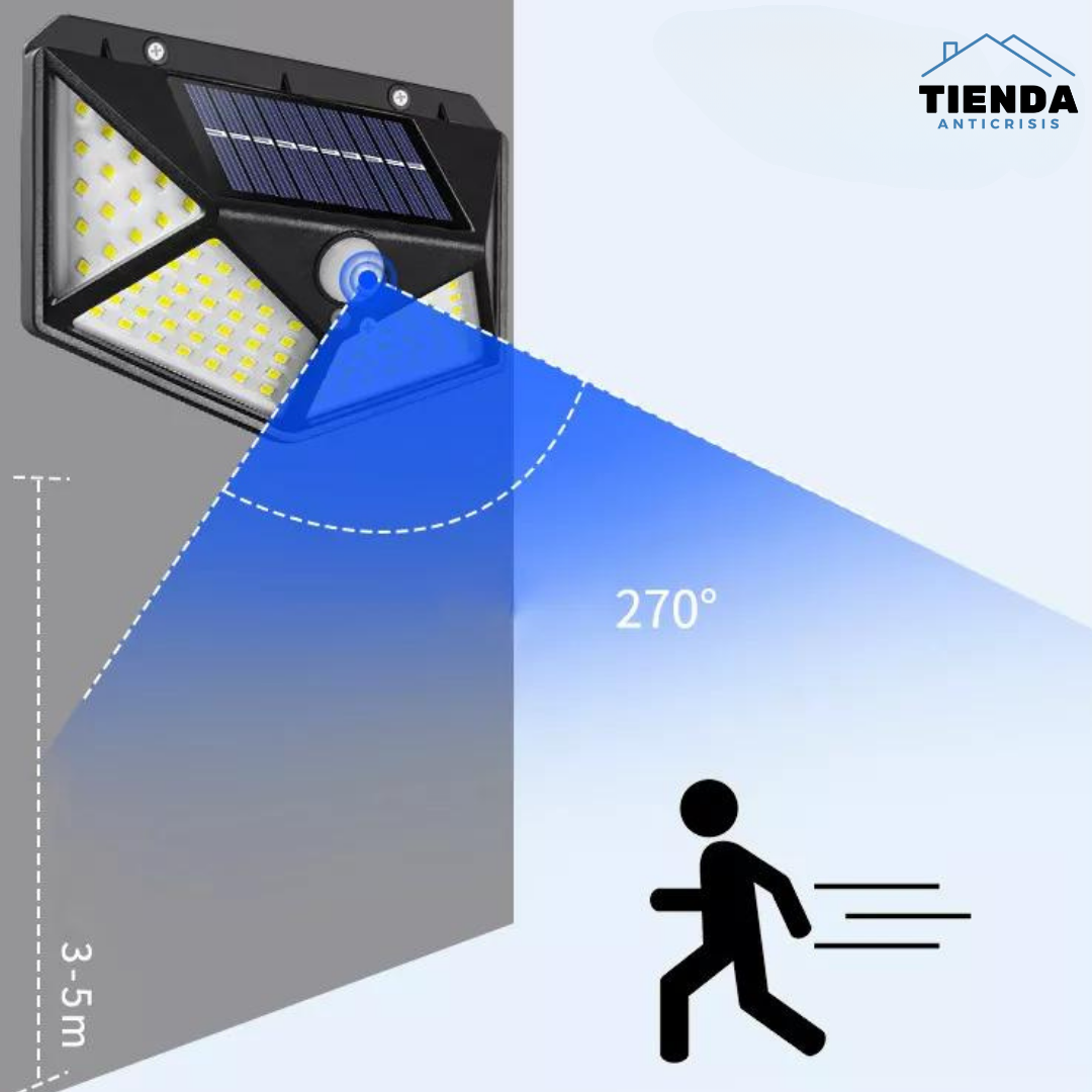 FOCO SOLAR LED GRAN ANGULAR