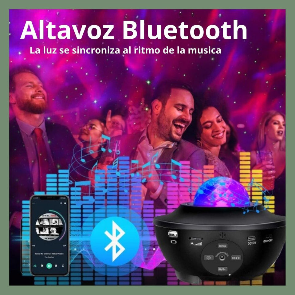 Proyector Galaxia con Altavoz - Stars™