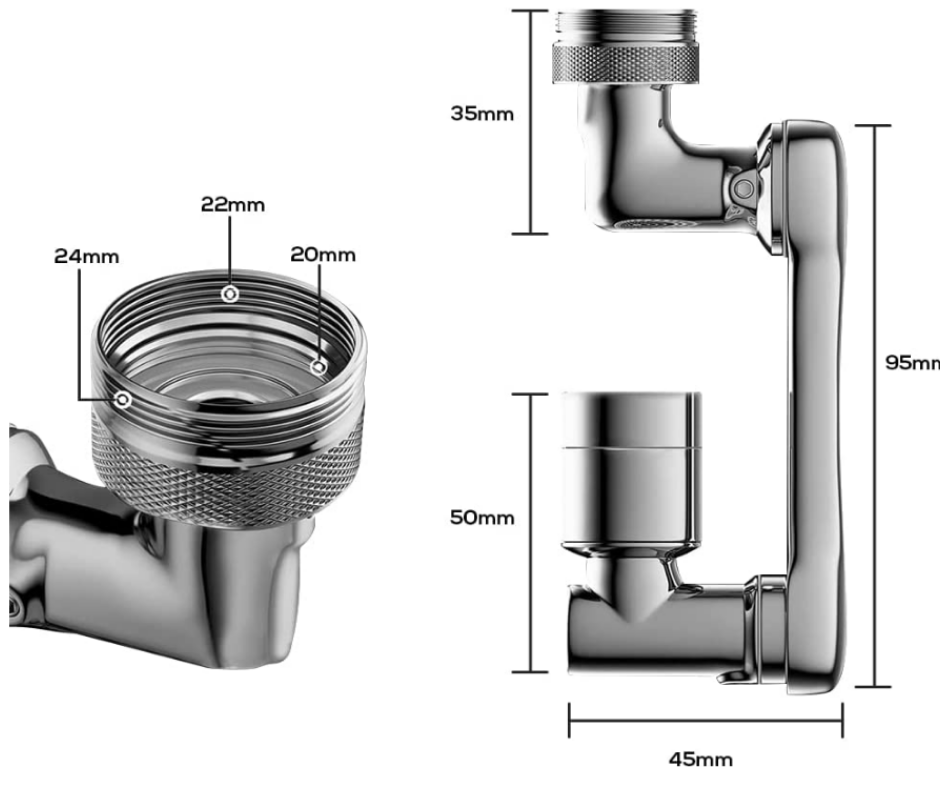 FlexiFlow™ 1080° - Grifo Universal (OFERTA LIMITADA 2X1)