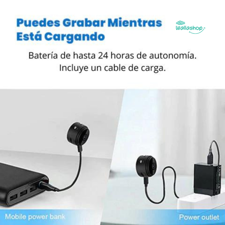 Mini Cámara Spy® Full HD Audio + Video