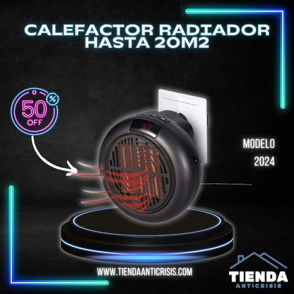 CALEFACTOR RADIADOR HASTA 20M2 DE SUPERFICIE