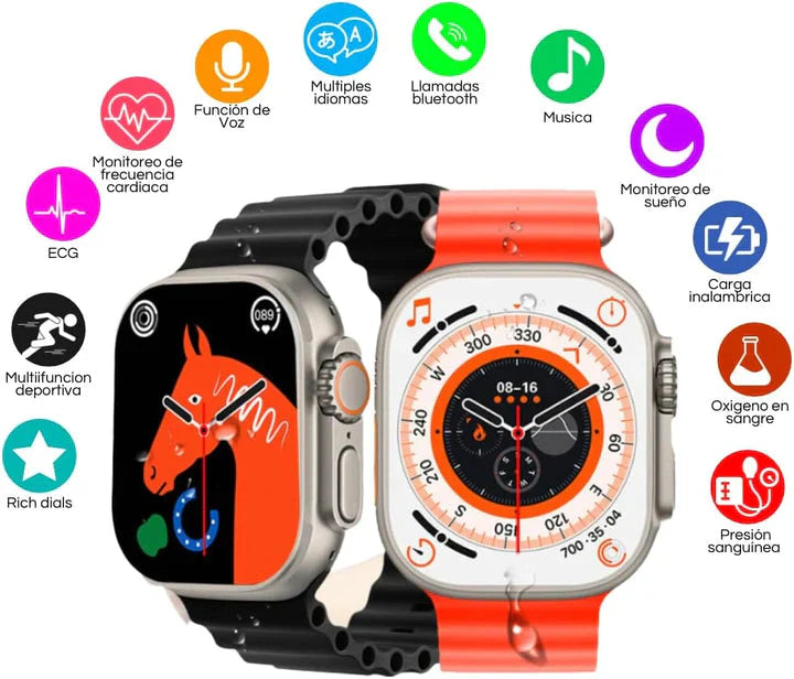 Smart Watch Ultra™ + CORREA DE REGALO