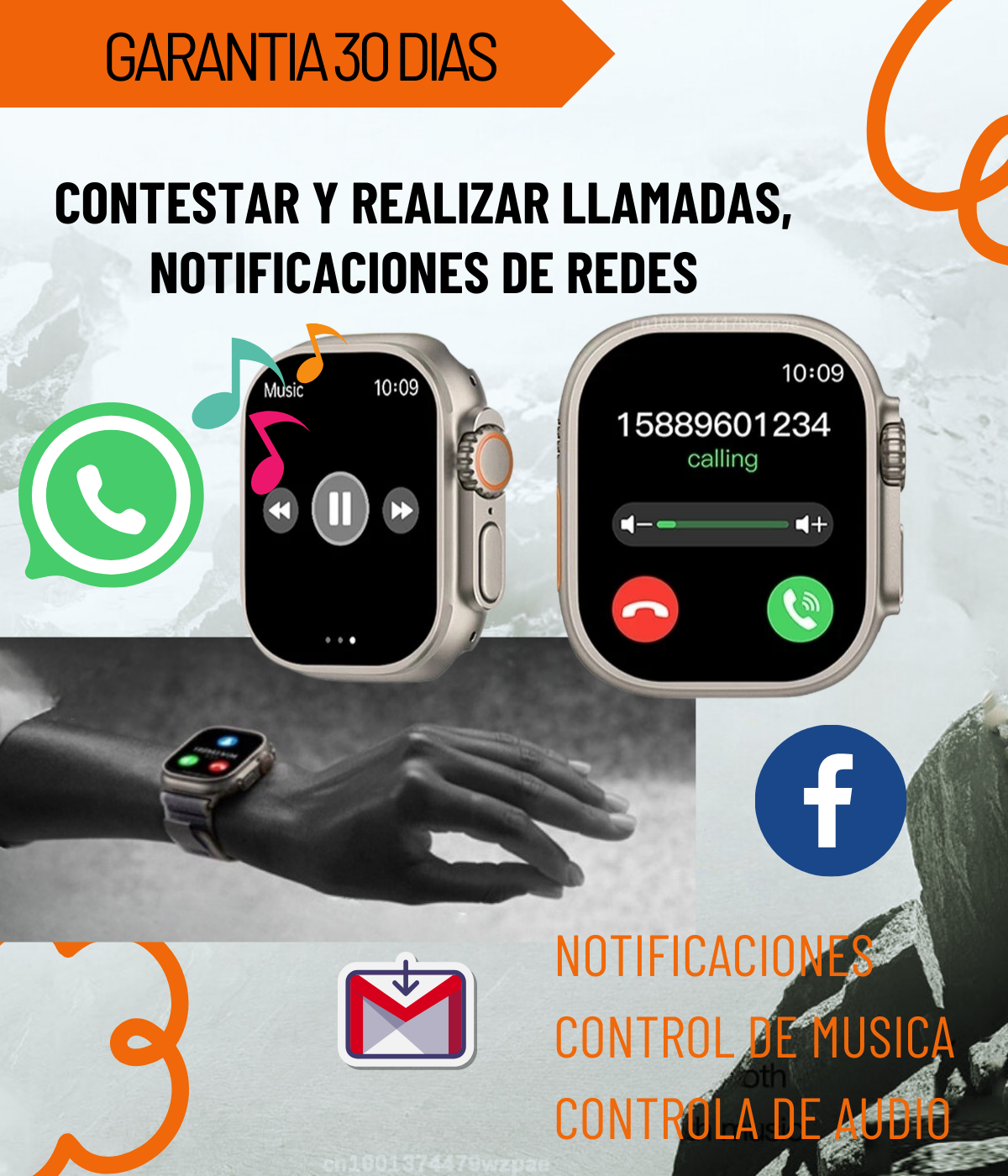 SMARTWATCH ULTRA + AIRPODS PRO GRATIS