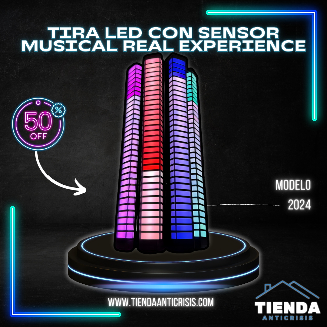 BARRA LED CON SENSOR MUSICAL