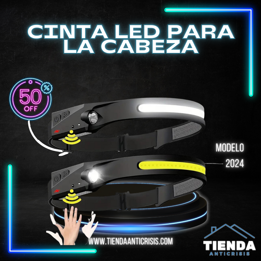 CINTA LED PREMIUM PARA LA CABEZA