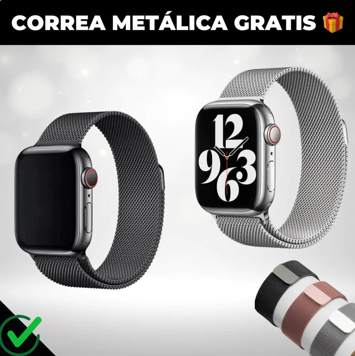 SMARTWATCH PRO 10 (2023) + AURICULARES GRATIS + CORREA METÁLICA DE REGALO