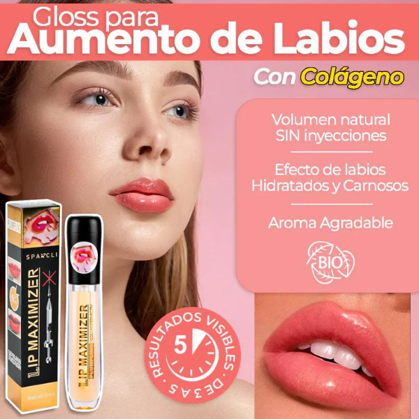 Lip Maximizer - Gloss Voluminizador e Hidratador de Labios (OFERTA 2x1)