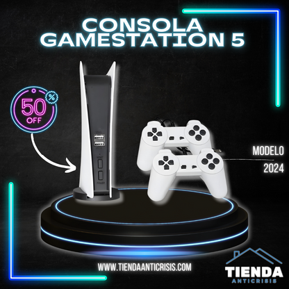 CONSOLA GAMESTATION 5 + 2 MANDOS