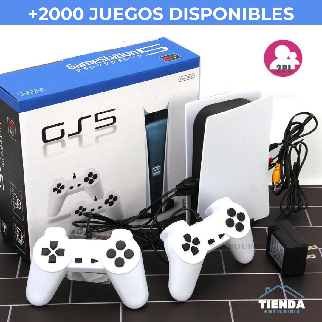 CONSOLA GAMESTATION 5 + 2 MANDOS