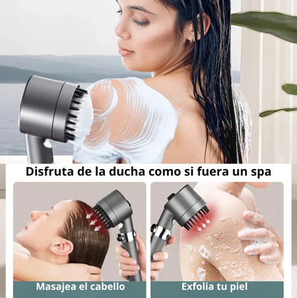 Pressure PRO™ Cabezal de ducha 5 en 1 alta presión - Cuidado para el cabello y la piel