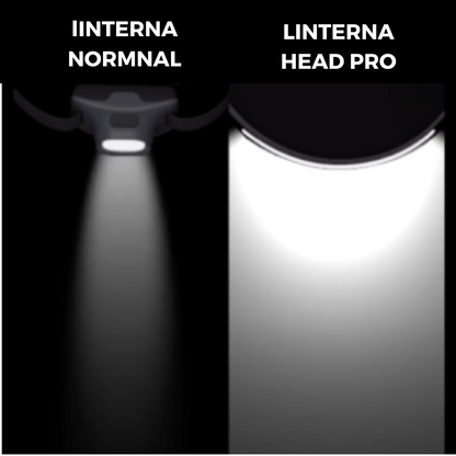 Linterna Frontal EcoLight Flex™ + mini linterna de regalo Confort y comodidad garantizados en cada uso