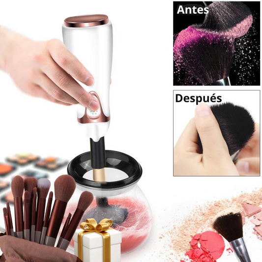 Limpiador de Brochas de Maquillaje + 13 brochas GRATIS