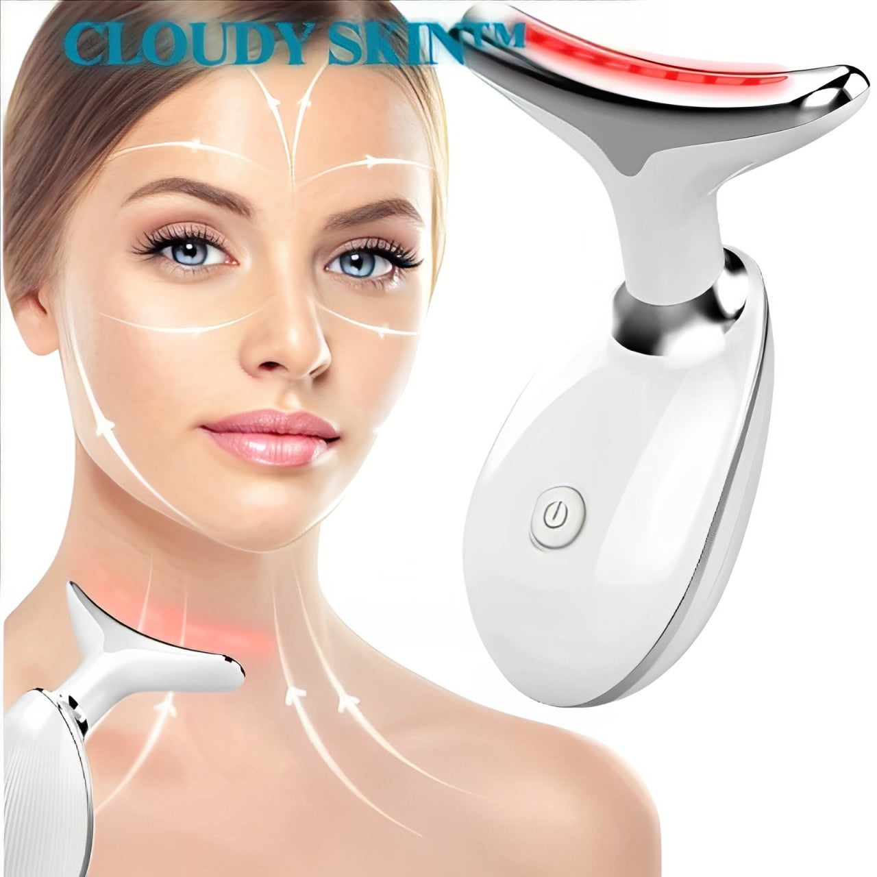 CLOUDYSKIN™ - MASAJEADOR FACIAL PRO - ADIÓS A LAS ARRUGAS