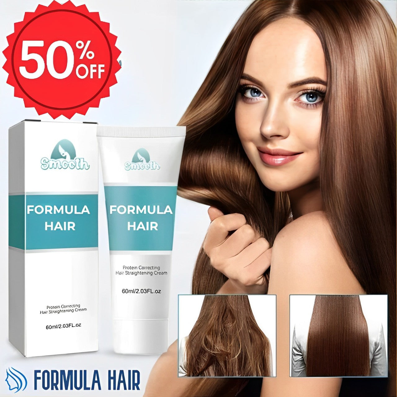 FORMULA HAIR™ - ALISA Y SUAVIZA  TU PELO EN MINUTOS