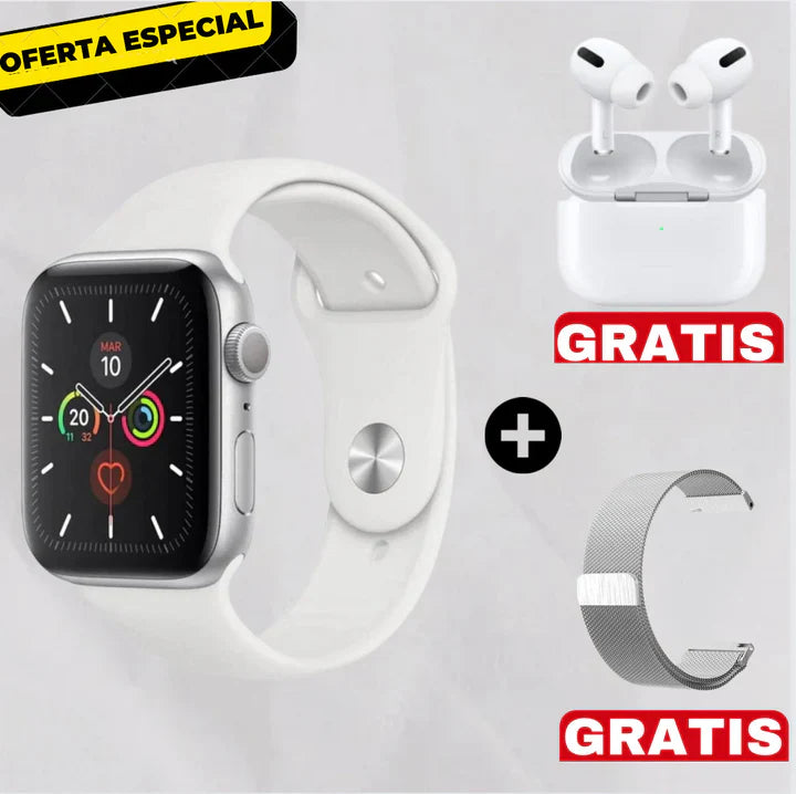 SMARTWATCH PRO 10 (2023) + AURICULARES GRATIS + CORREA METÁLICA DE REGALO