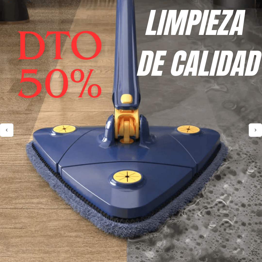 Fregona Triangular - Autoescurrible 360™ + 2 RECAMBIOS GRATIS