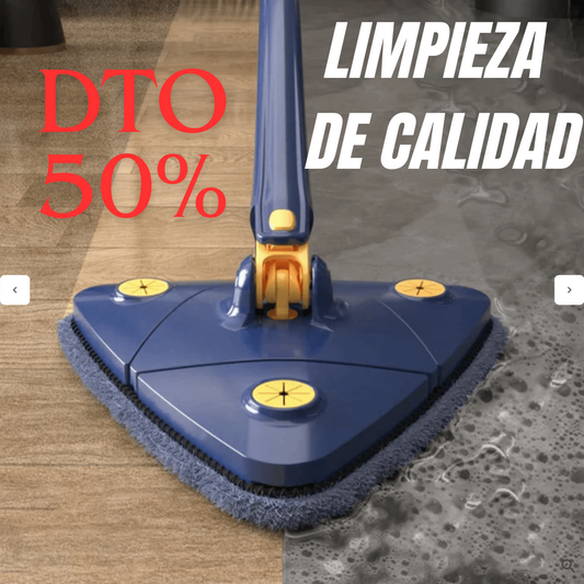 Fregona Triangular - Autoescurrible 360™ + 2 RECAMBIOS GRATIS