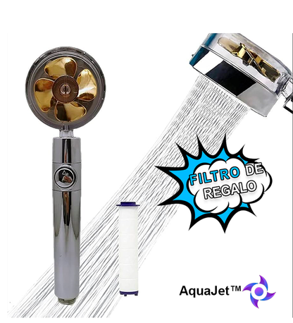 AquaJet™ - Cabezal de ducha 360º + Filtro gratis