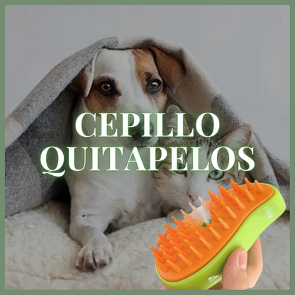 CEPILLO DE VAPOR PARA MASCOTAS 3 EN 1