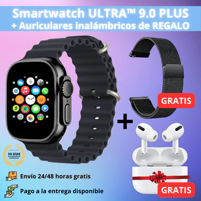 Smart Watch Ultra® + AURICULARES GRATIS + CORREA DE REGALO