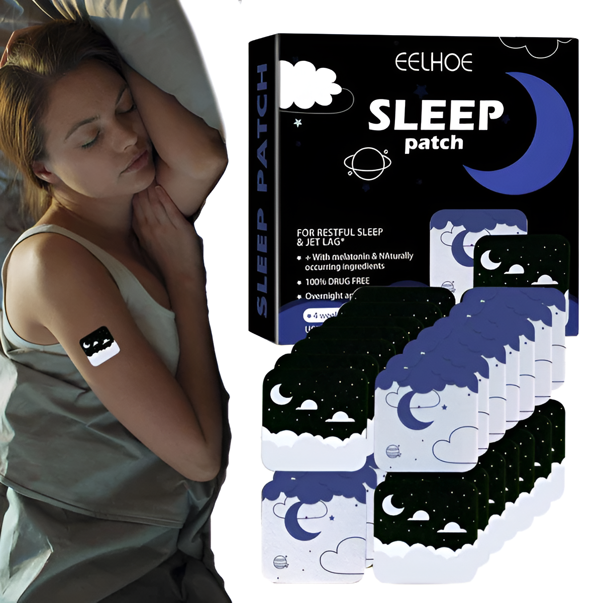 SleepWell™-Parches para Dormir  (Pack 28 Parches) OFERTA EXCLUSIVA