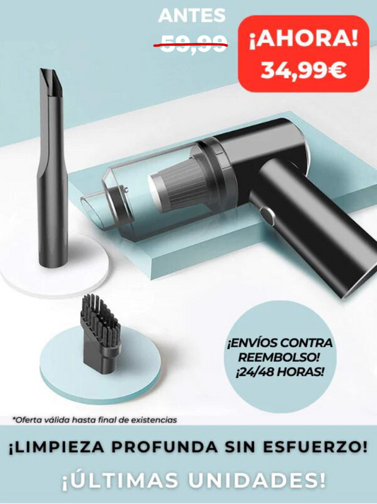 Super Aspiradora de Mano para coche - TurboVac™