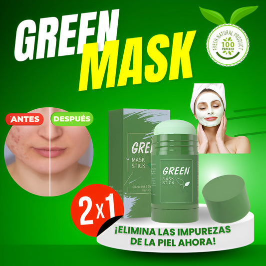 Green Mask - Mascarilla de Té Verde (2X1 GRATIS)