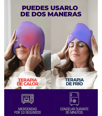 Gorro de Gel Terapéutico Anti Migraña - CalmPlus™