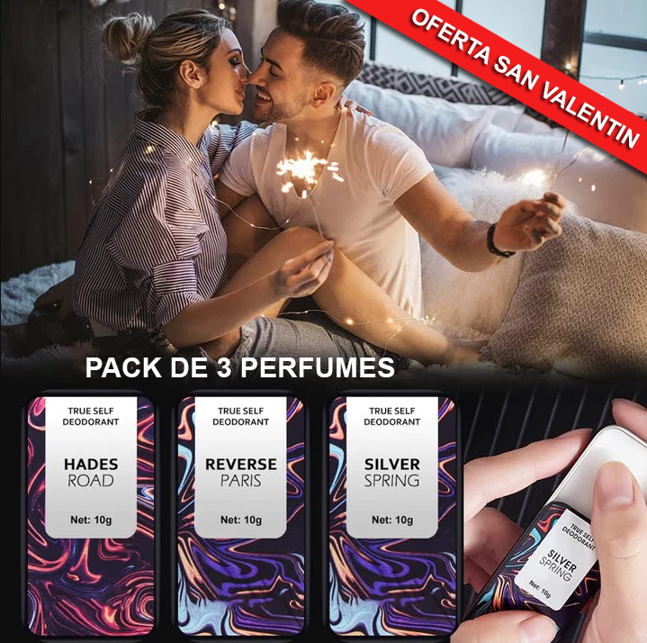 Hades™ - Pack x3 Perfumes de atracción con Feromonas