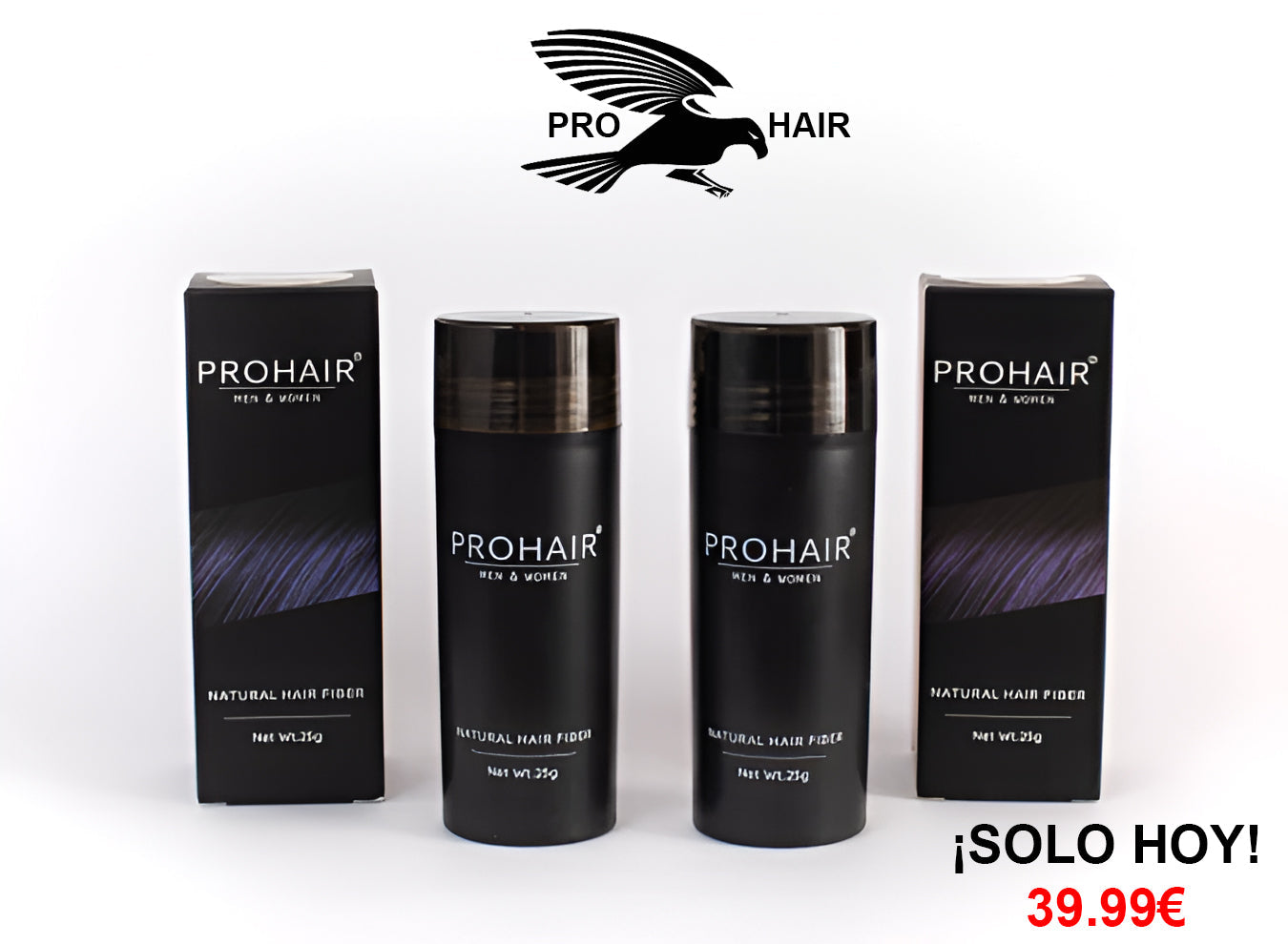 Fibras Capilares - PROHAIR™ (70 usos)