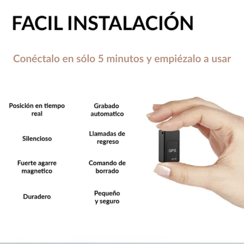 Mini GPS Spy® - Localizador secreto multifunción