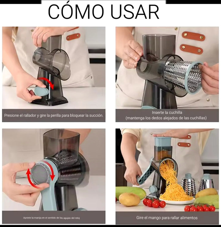 CortaMix Pro® | Cortador de Verduras Rotativo + Libro MasterChef Gratis🎁